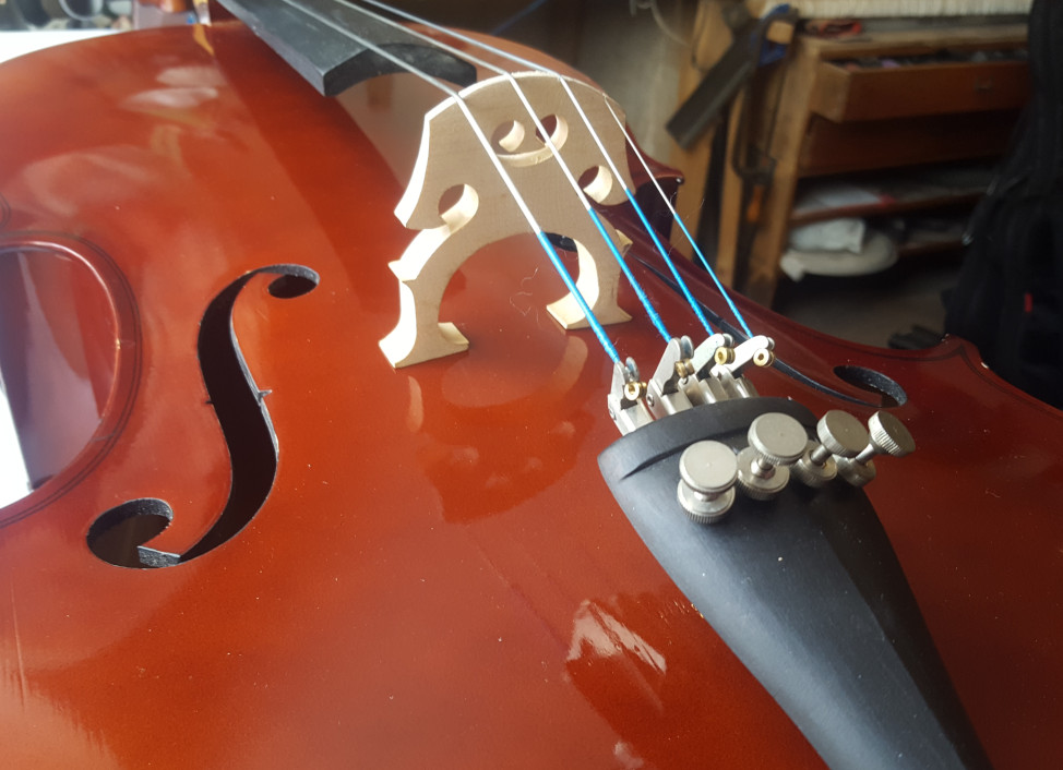 Cello Repairs - New Bridge