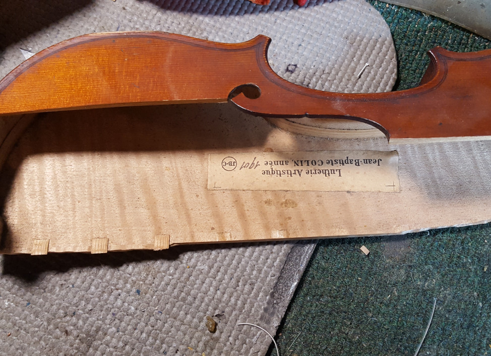 Violin Repairs - Broken Violin, string instrument repairs at Booths