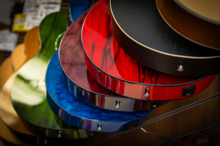 Acoustic Guitars 2026 - Our Stock of colours